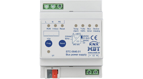 ​Источник питания KNX с функцией диагностики шины, 230В~/29В=
