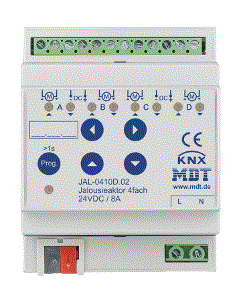 Актуатор жалюзийный KNX 4-канальный, 8A @24В=