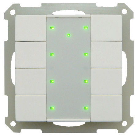 ​Выключатель KNX Plus 8-кнопочный